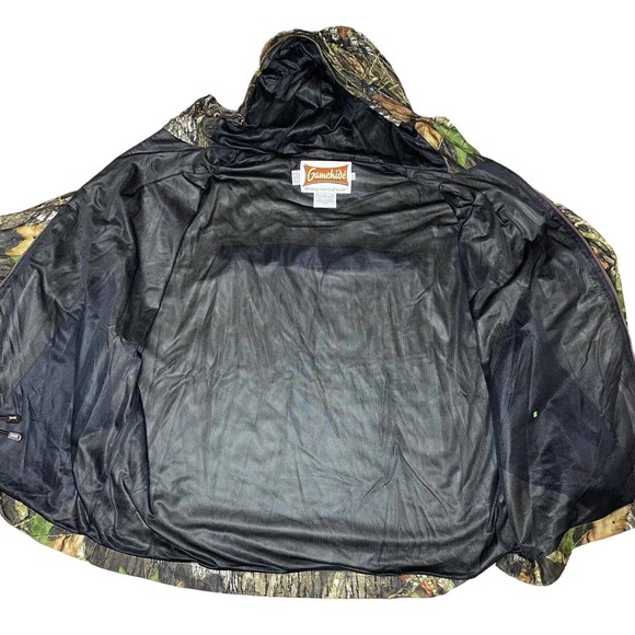 Gamehide Hunting Jacket W/Hood Lost Camo Hush Hide Soft Silent Fabric Size XXL - Picture 9 of 12